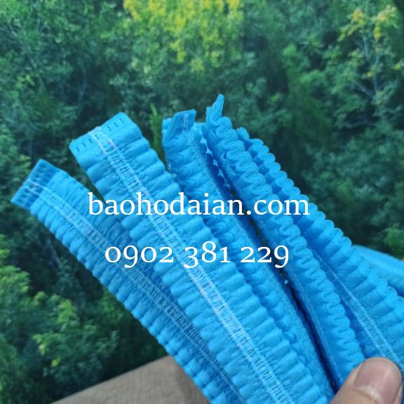 Mũ bọc trùm tóc con sâu phòng sạch (100 cái/bịch)