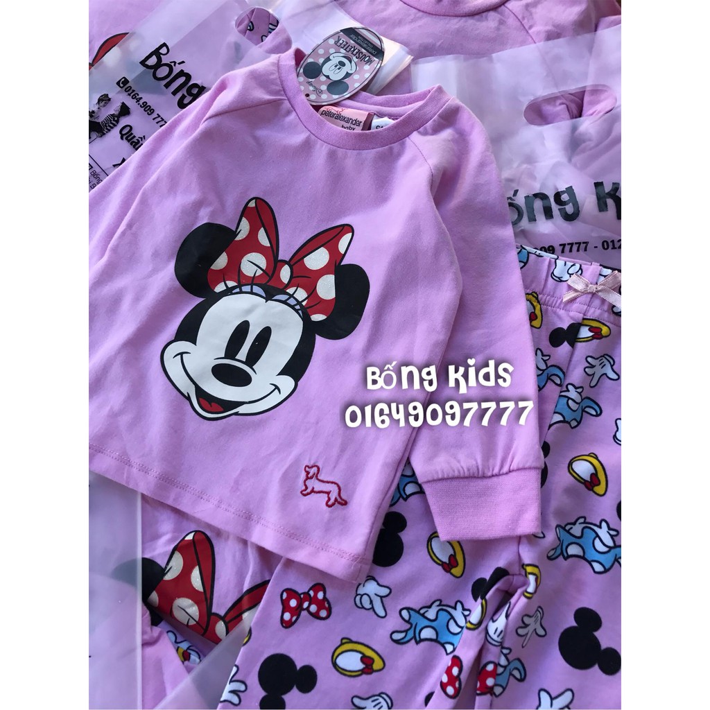 Bộ Bé Gái Minnie Hồng PeterAlexander Baby