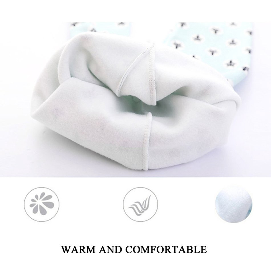 Áo Khoác Cotton Tay Dài Mềm Mại Giữ Ấm Cho Bé