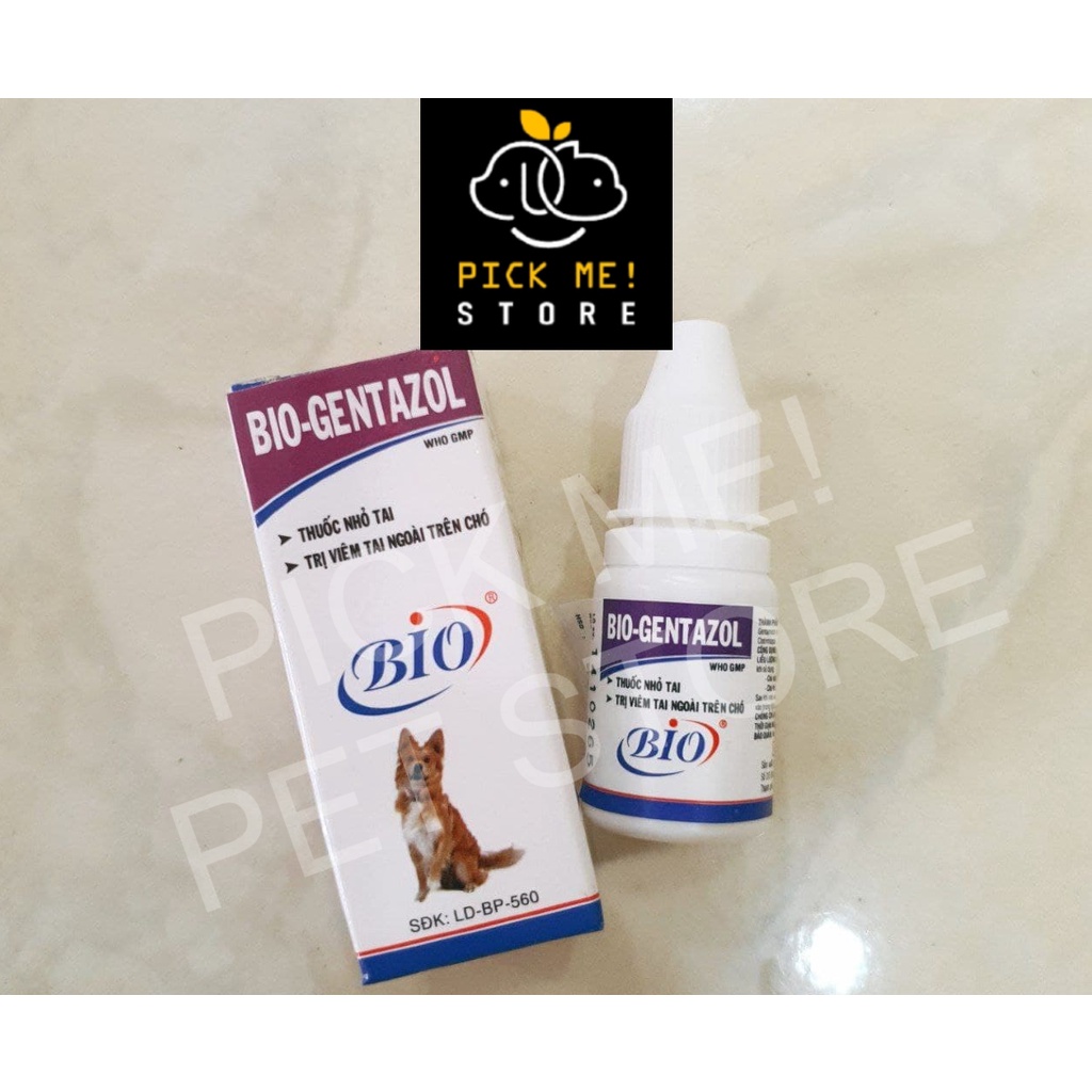 Dung Dịch Nhỏ Tai Bio-Gentazol |Bio Gentazol Cho CHÓ dạng gel