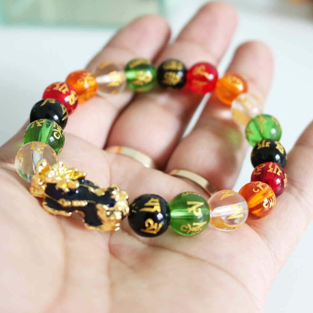 VÒng tay nam nữ VT03 phong thủy thời trang, vòng đeo tay nam KT hạt 10ly