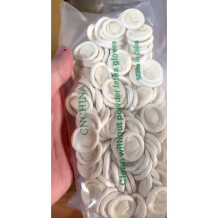 Bao tay bảo vệ ngón tay làm bằng cao su dùng làm nail