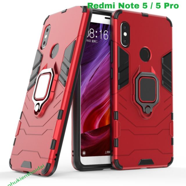 Ốp Xiaomi Redmi Note 5 / 5 Pro chống sốc Iron Man Iring cao cấp siêu đẹp cao cấp