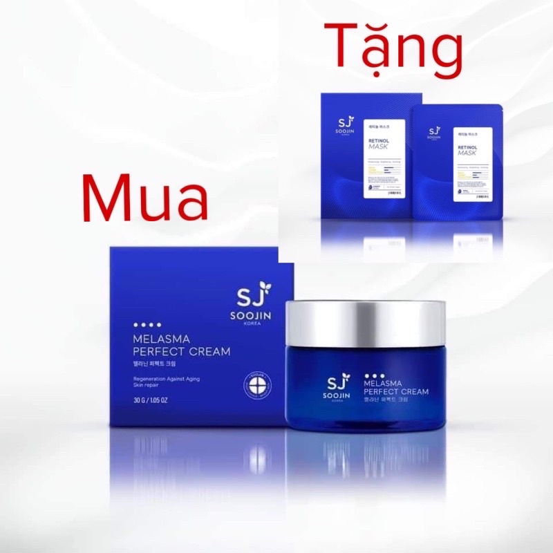 Kem mờ nám, tàn nhang, dưỡng trắng da, se khít lỗ chân lông, da không đều màu. Retinol 0,3%