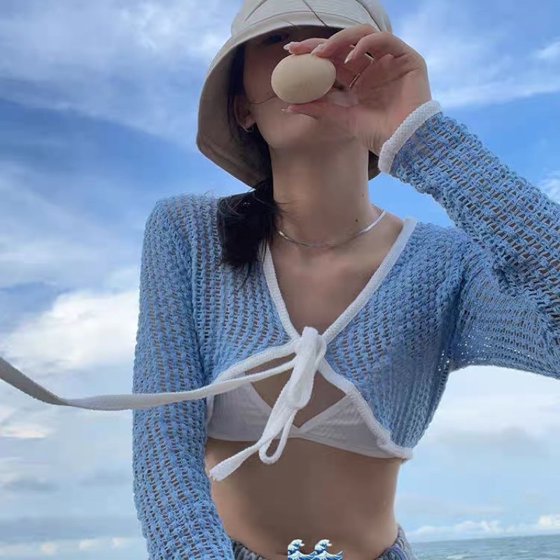Áo khoác lưới ,cardigan lưới dài tay sexy