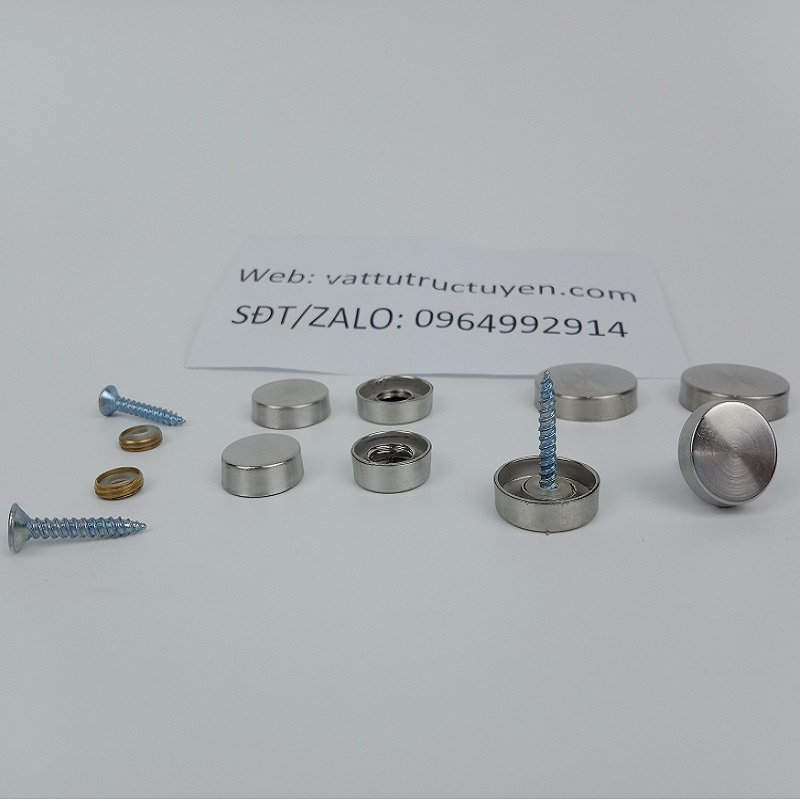 Cúc inox ốc tranh trí