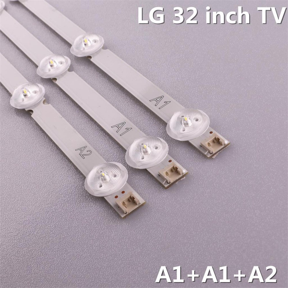 GLENES 32LN5180 Backlight Strip 32LN545B for LG 32"TV LED Strip 630mm 1204A 32LN5100 32ln570V 32LN5700-CB 6916L-1105A 7 LED+8 LED/Multicolor
