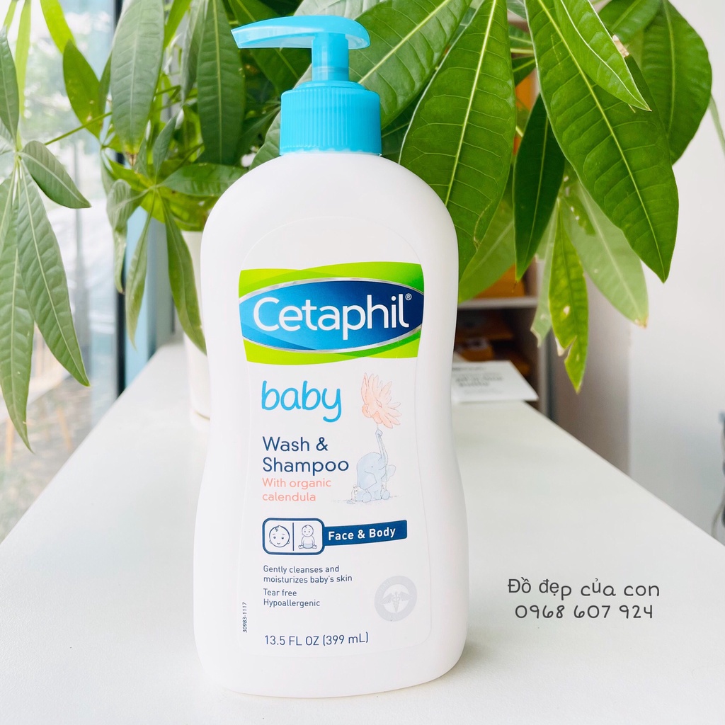 Sữa tắm gội cho bé Cetaphil 339nl