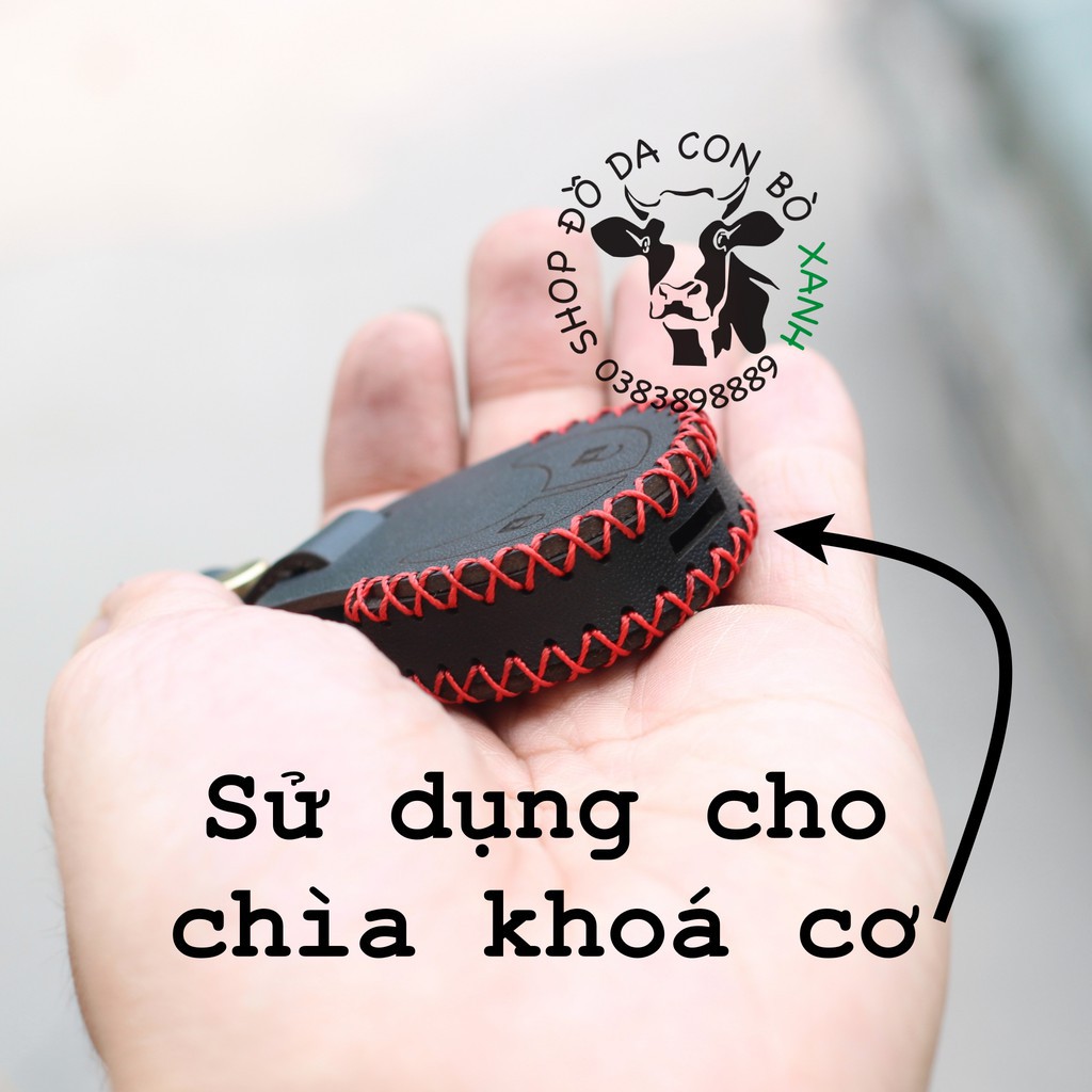 Bao Da Chìa Khoá Nissan Xtrail, Teana, Terra, Navara, Sunny chìa KHOÁ CƠ Handmade Da Thật 001