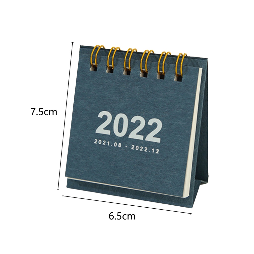 Lịch để bàn màu trơn 2022 có giá đỡ tiện dụng