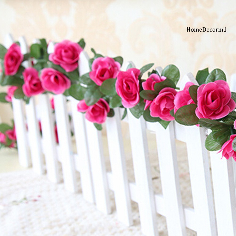 1 Nhánh Hoa Dây Leo Nhân Tạo Dùng Trang Trí Nhà Cửa / Văn Phòng / Tiệc Cưới DIY