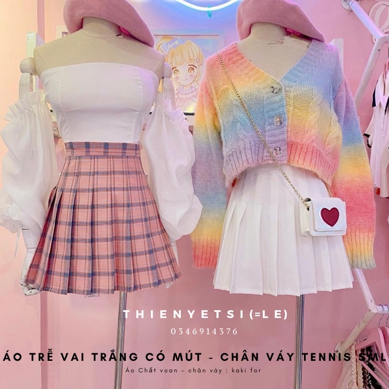 ÁO CHÂN VÁY ĐẦM NỮ ULLZZANG SIÊU ĐỈNH