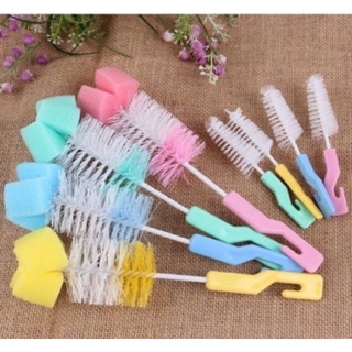 Bộ cọ rửa Bình Sữa - Núm Ti (2 món tiện dụng)