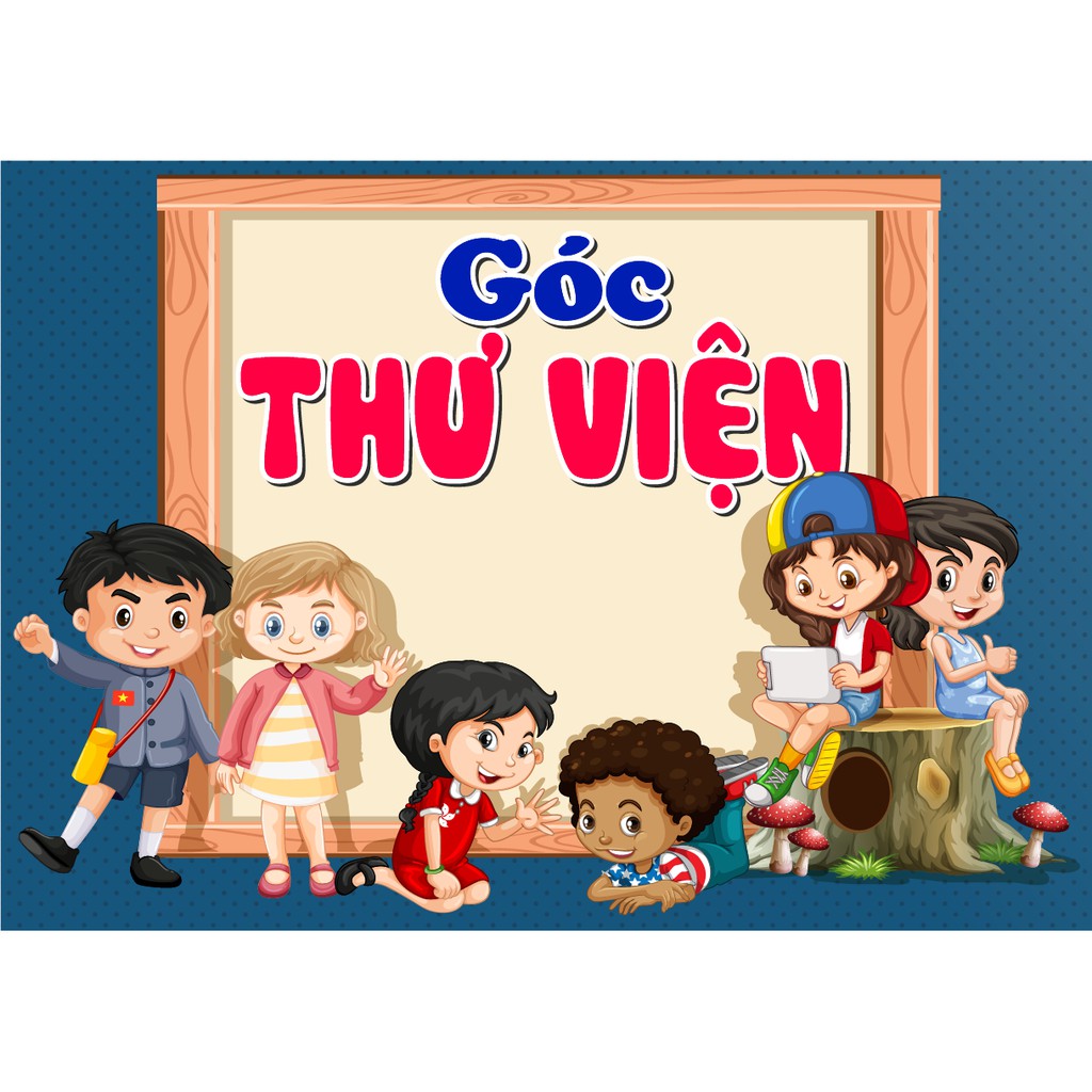 Bộ 4 bảng Nội quy, thư viện...