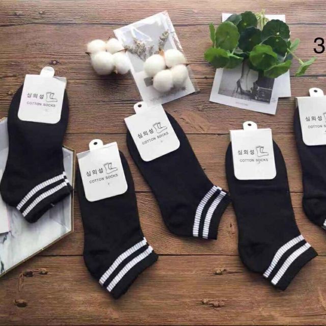 SET 2 ĐÔI TẤT CỔ NGẮN THỂ THAO CAO CẤP