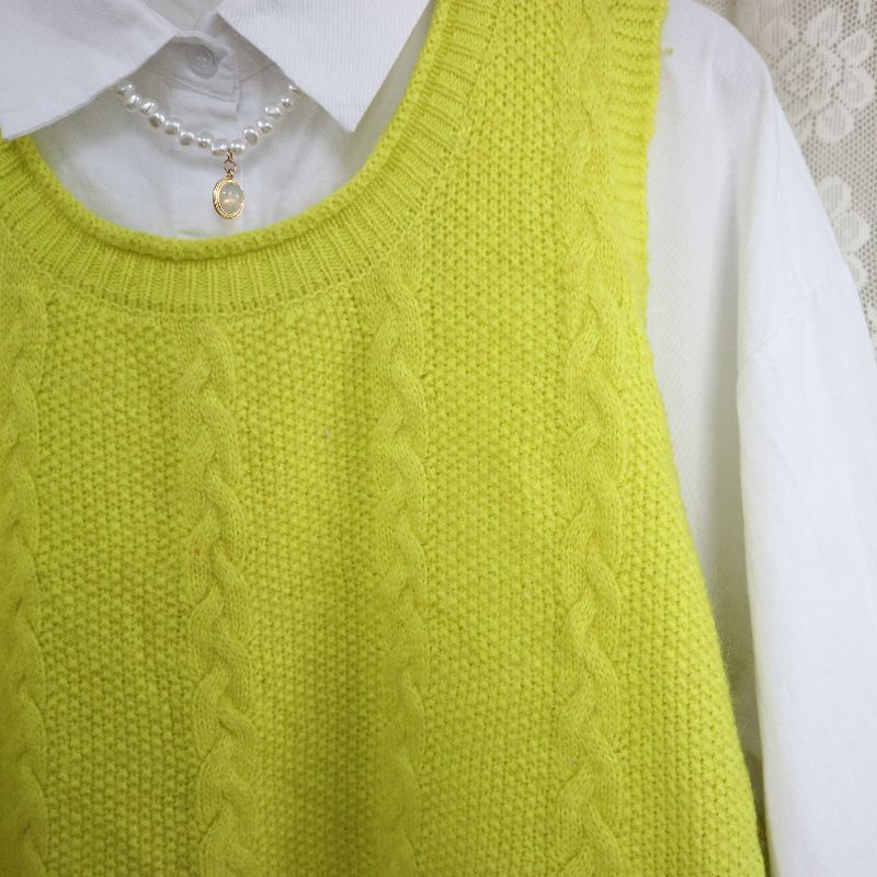 Áo ghile vàng chanh