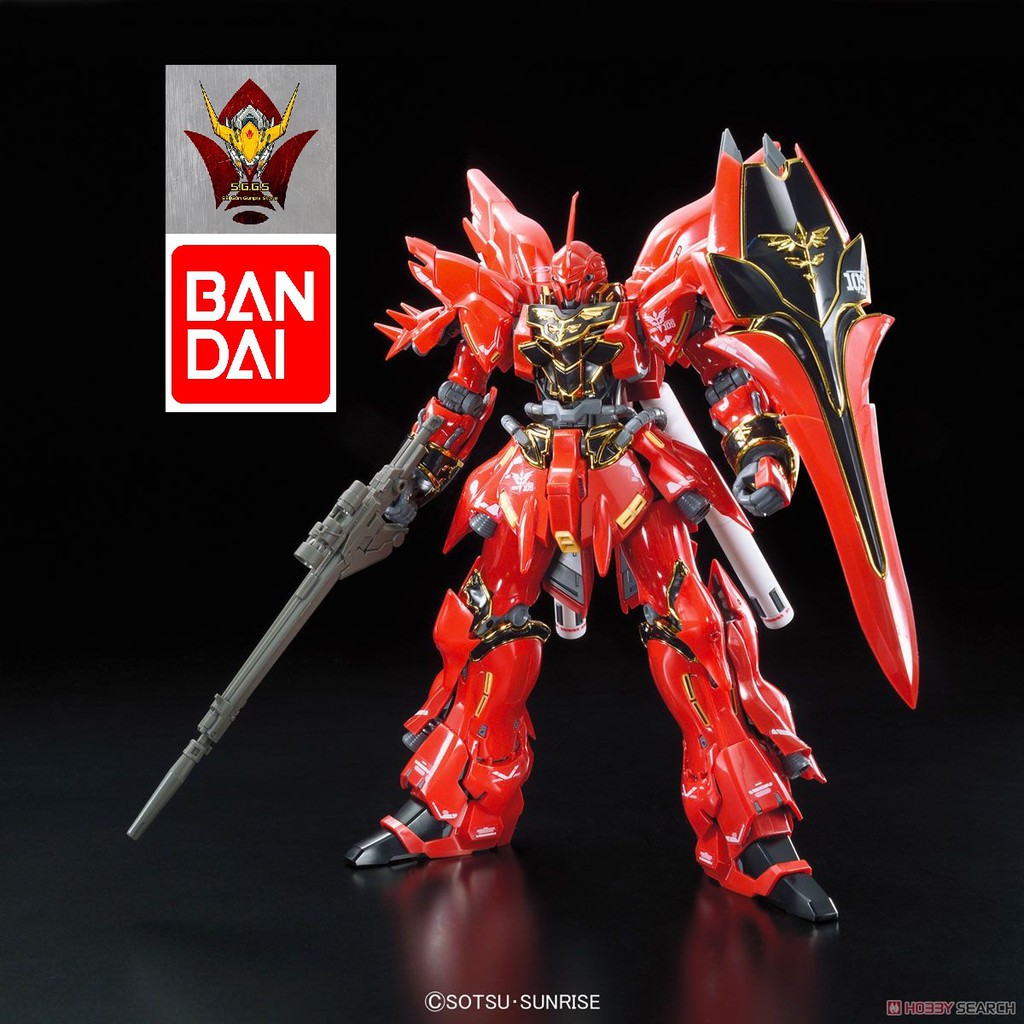 Mô Hình Lắp Ráp RG Sinanju Msn 06S Gundam Bandai Đồ Chơi Anime Nhật Tỷ lệ 1/144