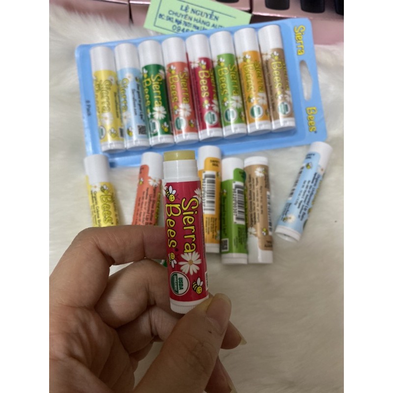 Son dưỡng không màu hữu cơ