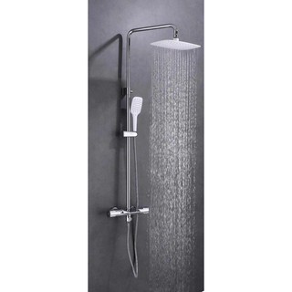 Sen cây nóng lạnh đồng thau mạ crome