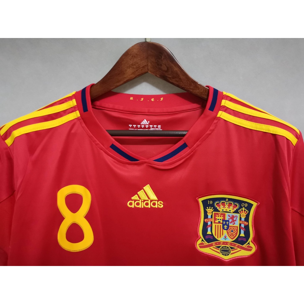 Áo Bóng Đá Phong Cách Retro Tây Ban Nha 2010