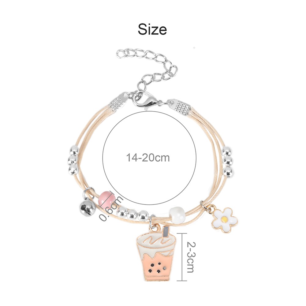 [Mã FAMAYFA giảm 10K đơn 50K] Vòng đeo tay phối dây bện trang trí mặt nhiều kiểu tùy chọn xinh xắn | BigBuy360 - bigbuy360.vn