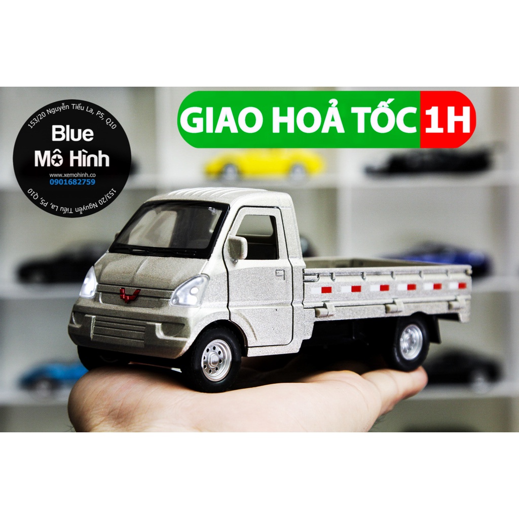 Blue mô hình | Xe mô hình xe tải chở hàng truck 1:32