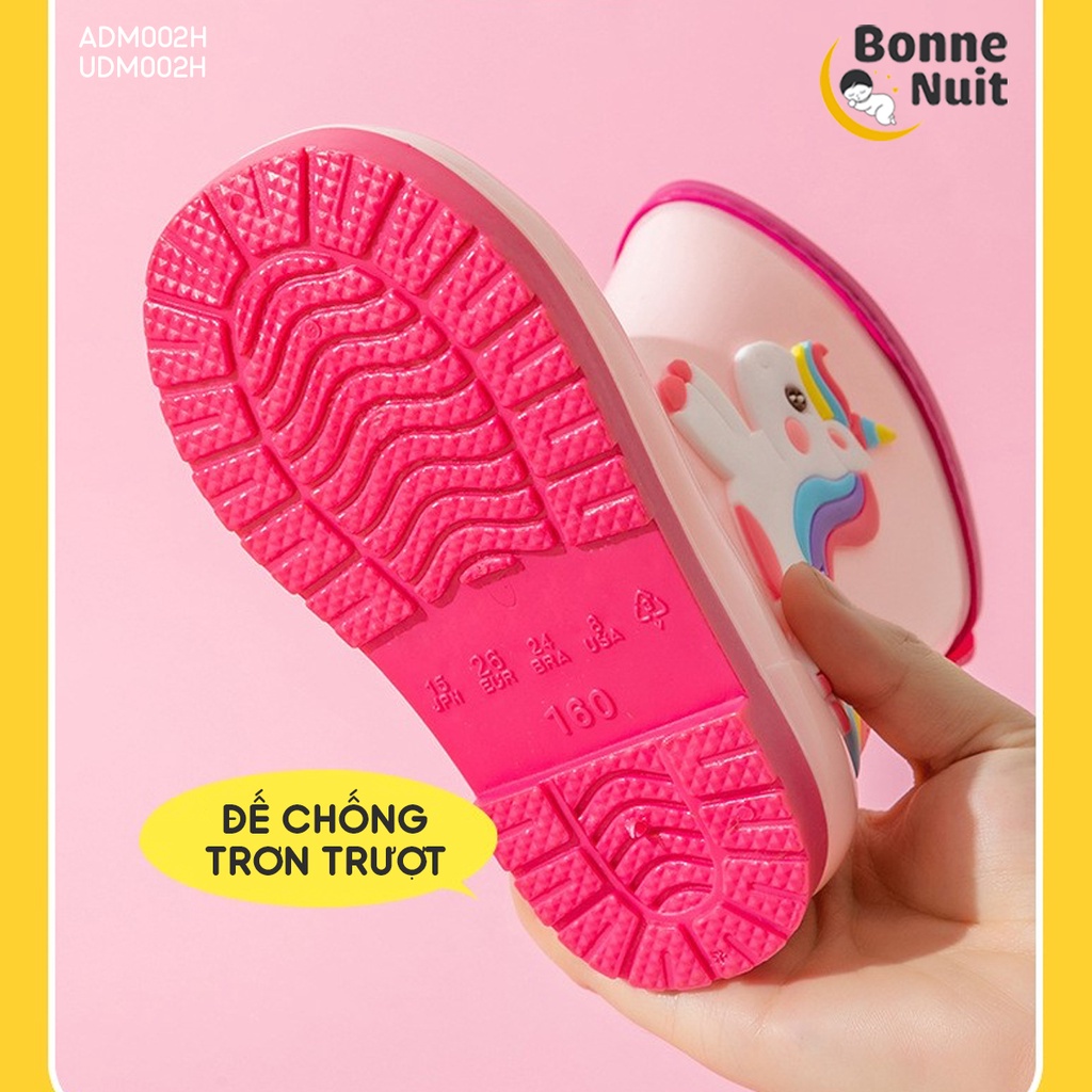 Ủng đi mưa gấu Bear trendy, siêu mềm và chống trượt cho bé