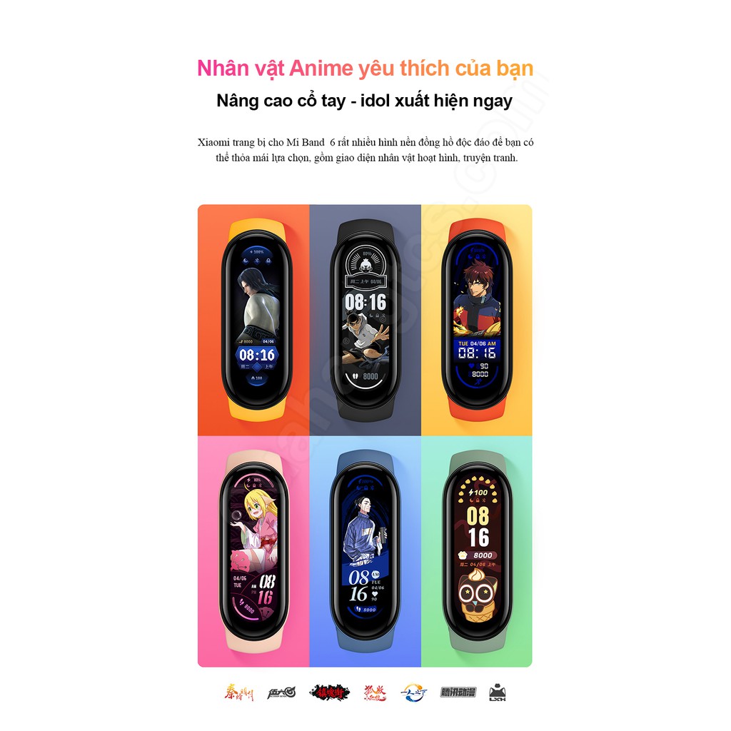 Vòng đeo tay thông minh Xiaomi Mi Band 6