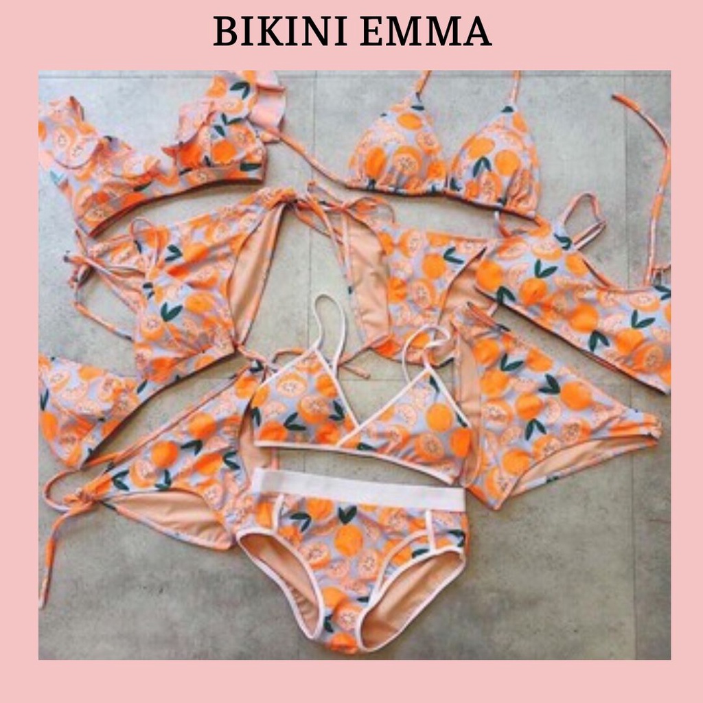 [ HÀNG CÓ SẴN ] Bikini trái cam, mùa hè sôi động (hình thật)