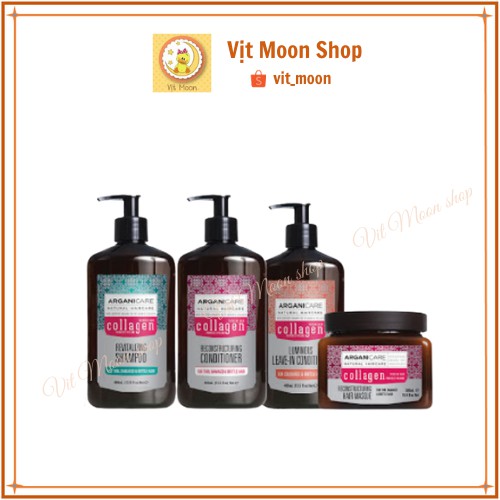 bộ sản phẩm tóc c.o.l.l.a.g.e.n argan hàng sẵn