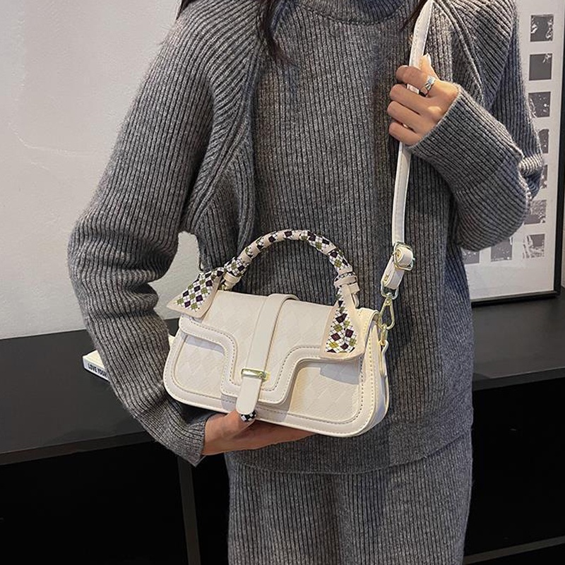 Túi Đeo Chéo Hình Vuông Nhỏ Thiết Kế niche Cổ Điển Chất Lượng Cao Cho Nữ