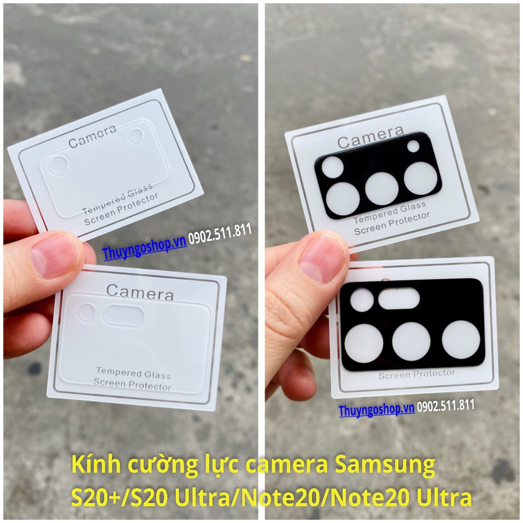 Samsung S20 Plus / S20 Ultra / Note20 / Note20 Ultra - Kính cường lực Camera