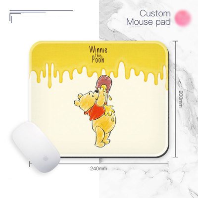 Miếng di chuột in hình GẤU POOH hoạt hình cartoon chibi nhiều mẫu kê chuột lót chuột dễ thương