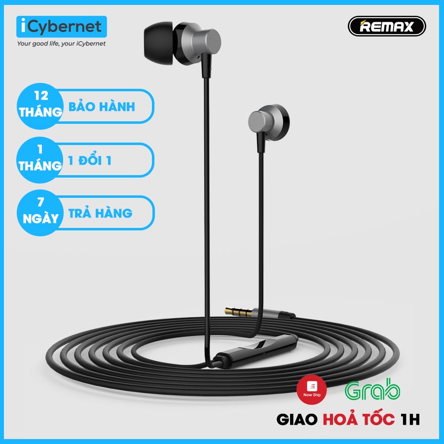 Tai nghe có dây samsung nhét tai 3.5mm gaming chính hãng cho 6 6s 6s plus samsung ICYBERNET REMAX RM 512