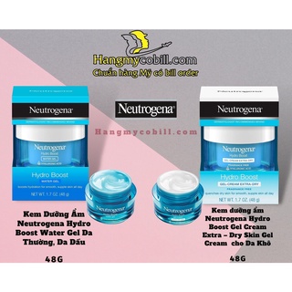 (có bill nhập)Kem dưỡng ẩm Neutrogena Hydro Boost Water Gel Cream cho da khô da dầu (48g)