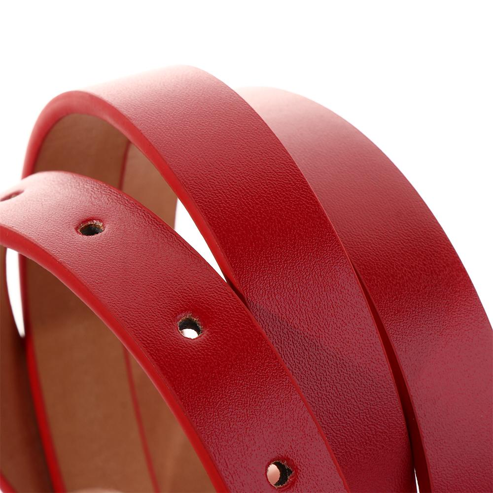 Đai Thắt Lưng Bằng Da PU Khóa Kim Loại Có Thể Điều Chỉnh Cho Nữ