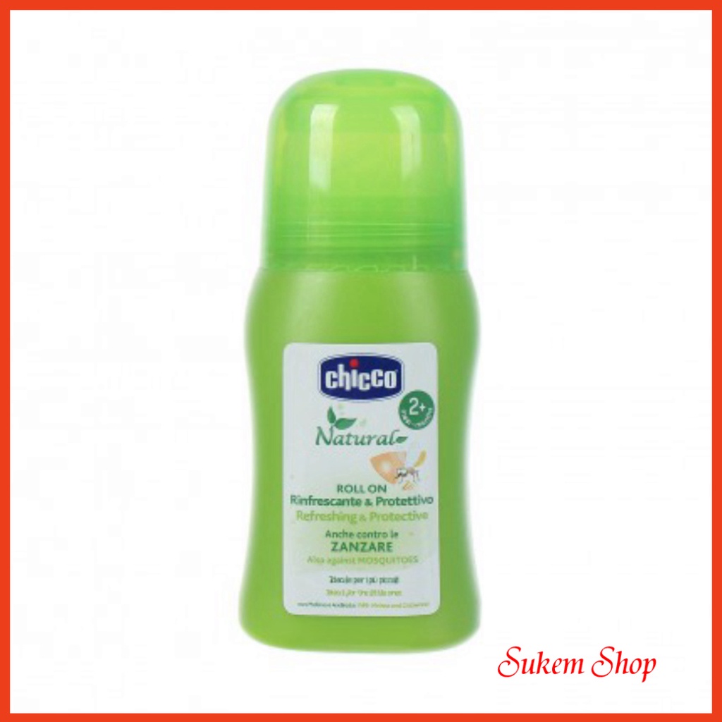 Lăn Chống Muỗi/Lăn Đa Năng Chống Muỗi Chicco 2M+ [60ml]