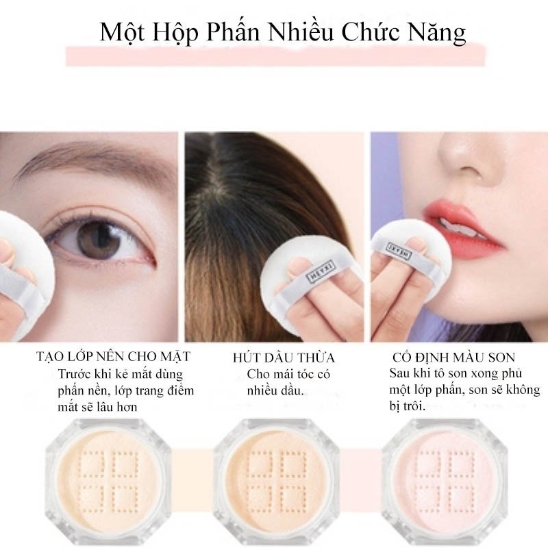 Phấn Phủ Dạng Bột Heyxi Chống Nước Chống Mồ Hôi Kiểm Soát Dầu Đa Chức Năng xincosmetics | BigBuy360 - bigbuy360.vn