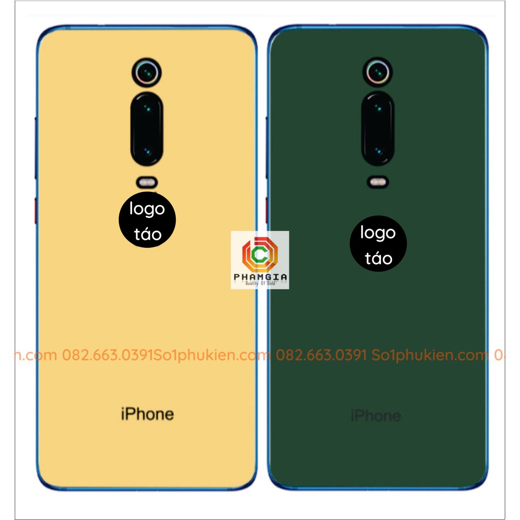 Ốp lưng kính Xiaomi Mi 9T K20 Redmi 8 Redmi 8A giả iphone