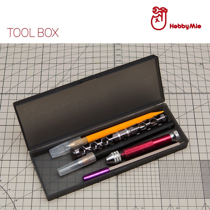 Hộp công cụ mô hình lưu trữ dụng cụ Hobby Mio Tool Box