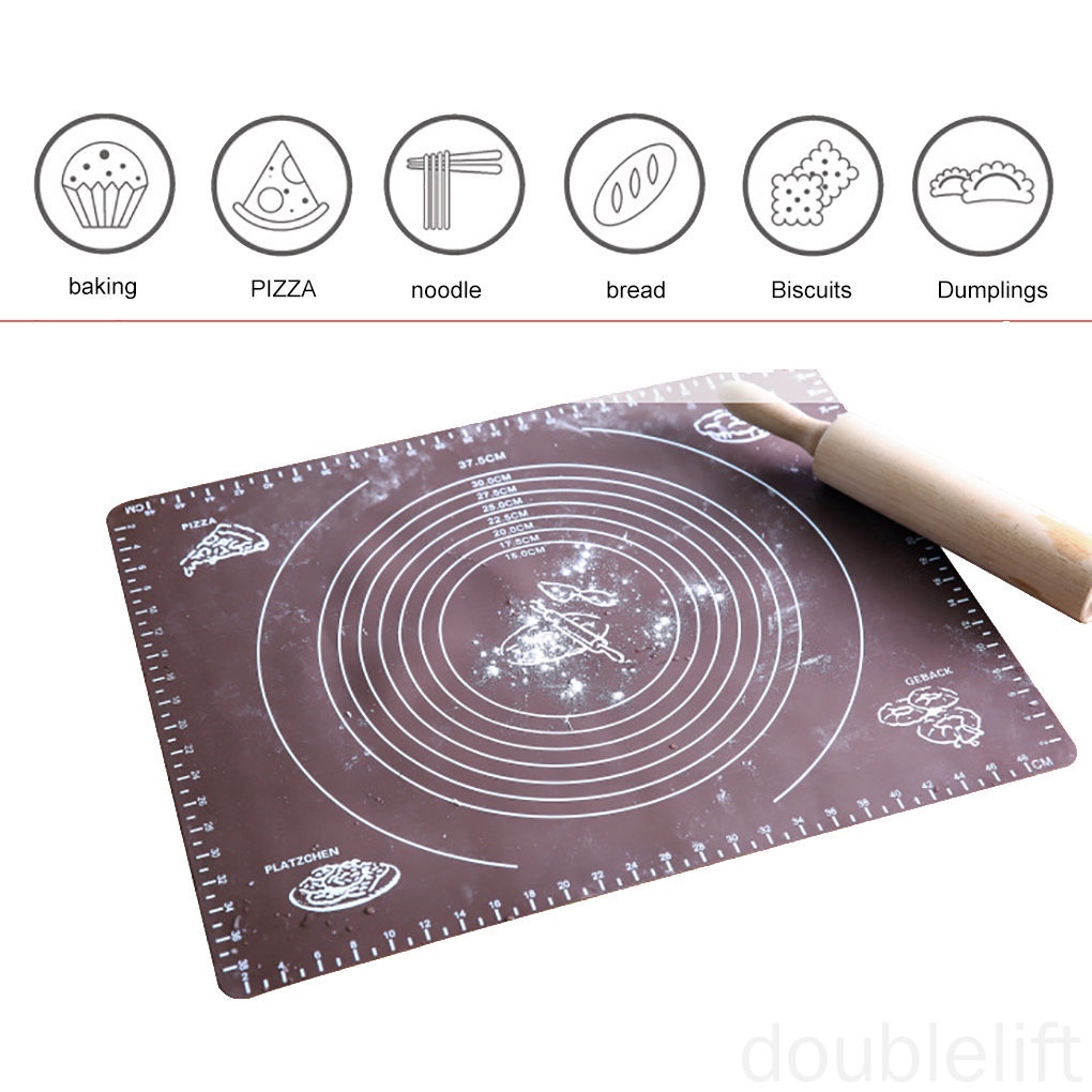 Thảm Nhào Bột Làm Bánh Bằng Silicone Chống Dính Tiện Dụng