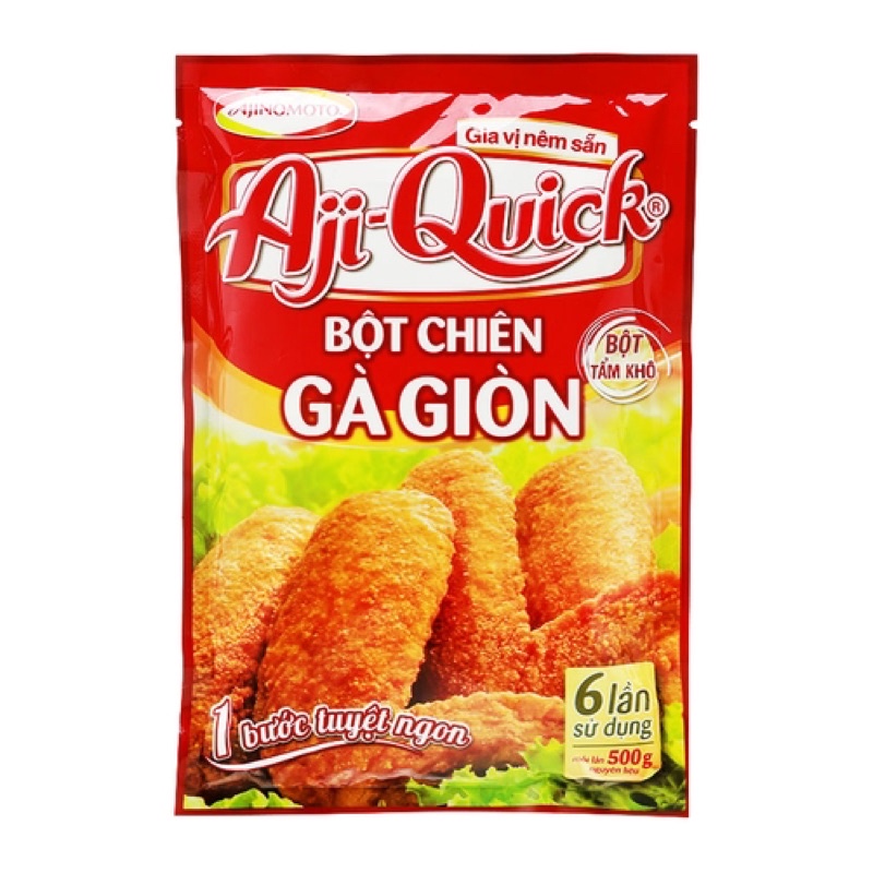Combo 5 gói Bột chiên gà giòn Aji-Quick gói 42g