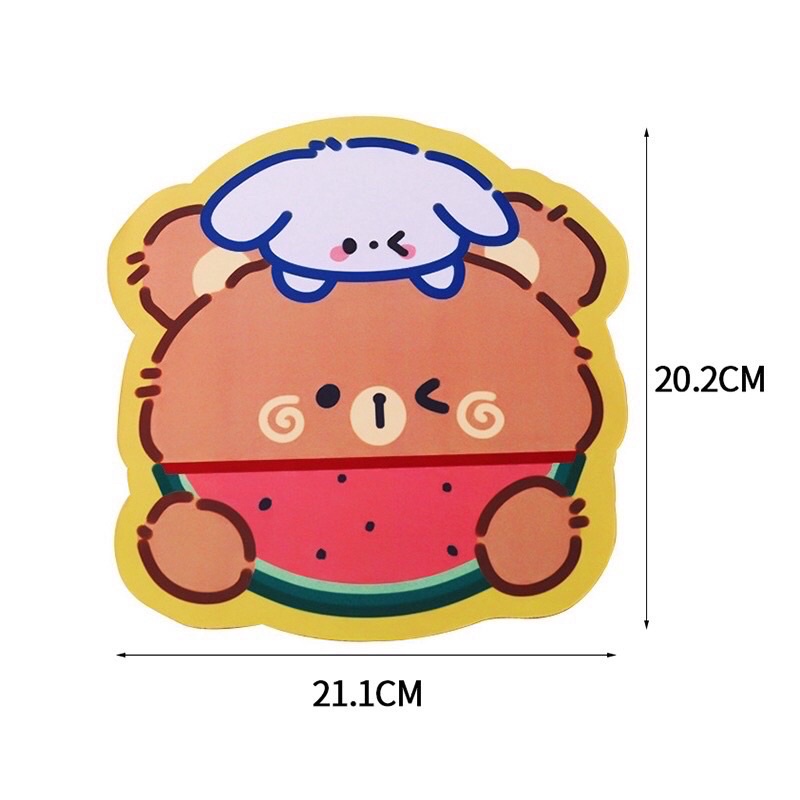 MIẾNG LÓT CHUỘT HÌNH GẤU SIÊU CUTE