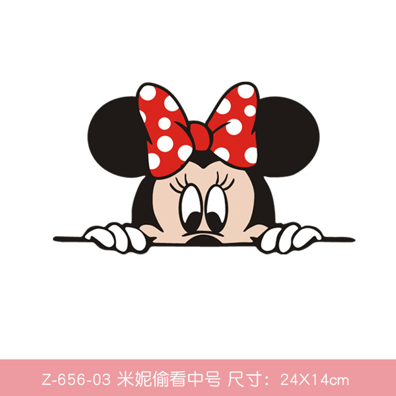 [Mới 2020!!]Miếng Dán Trang Trí Kính Chiếu Hậu Xe Hơi Hình Mickey Minnie Donald Daisy Goofy Chống Thấm Nước Dành Cho Honda Toyota