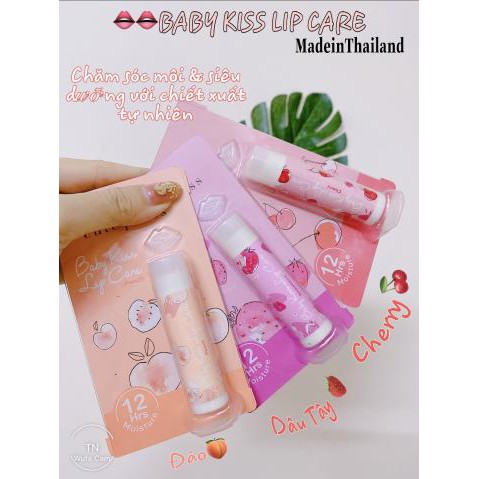 SON DƯỠNG MÔI BABY KISS LIP CARE
