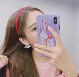 Bờm tóc satin mini basic headband