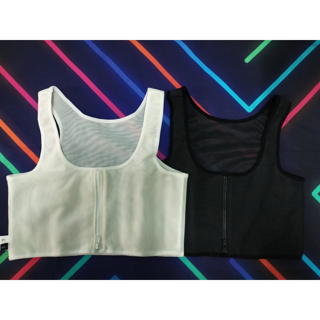 [MUA 2 TẬNG 1] Áo nịt vải lưới dây kéo giữa thoáng mát - Không gen bó dễ chịu | BigBuy360 - bigbuy360.vn