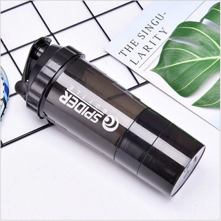 Bình Lắc Shaker Tập GYM 3 Ngăn Tiện Dụng 500 Ml