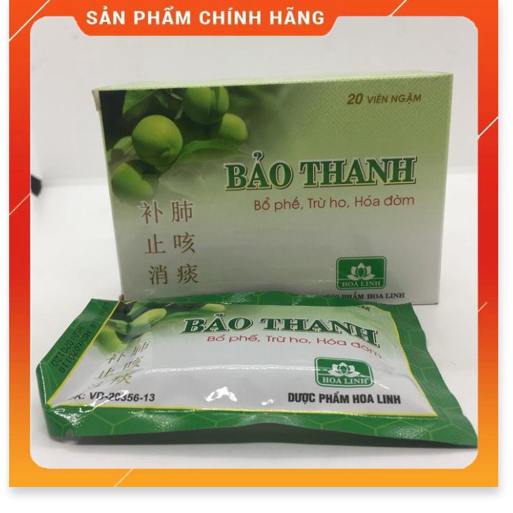 Viên ngậm Bảo Thanh hộp 20 viên