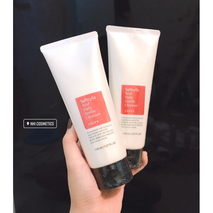 [Hàng Chất Lượng] SỮA RỬA MẶT COSRX SALICYLIC ACID DAILY GENTLE CLEANSER 150ML